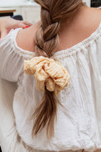 Load image into Gallery viewer, Butter Yellow Jumbo Scrunchie