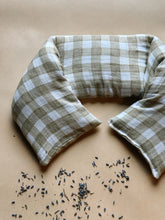 Load image into Gallery viewer, 100% Cotton Muslin Hot/Cold Neck Wraps: Organic Lavender Buds
