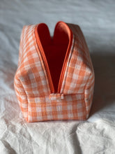 Load image into Gallery viewer, Gingham Quilted Large Pouch - 4 Color Options
