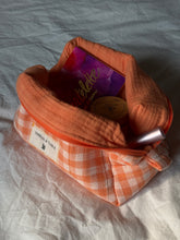 Load image into Gallery viewer, Gingham Quilted Large Pouch - 4 Color Options
