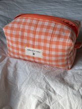 Load image into Gallery viewer, Gingham Quilted Large Pouch - 4 Color Options