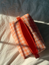 Load image into Gallery viewer, Gingham Quilted Large Pouch - 4 Color Options
