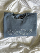 Load image into Gallery viewer, Seashells Embroidered Crewneck