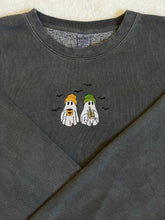 Load image into Gallery viewer, Embroidered Little Coffee Ghosts Crewneck