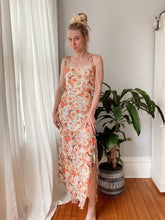 Load image into Gallery viewer, Savannah Floral Mesh Midi Slip Dress
