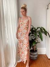 Load image into Gallery viewer, Savannah Floral Mesh Midi Slip Dress
