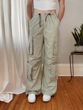 Load image into Gallery viewer, Sage Parachute Drawstring Cargo Pants