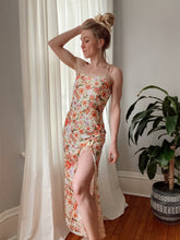Load image into Gallery viewer, Savannah Floral Mesh Midi Slip Dress