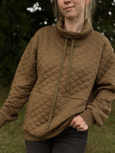 Load image into Gallery viewer, Faye Funnel Neck Quilted Pullover