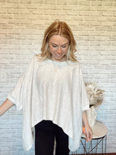 Load image into Gallery viewer, Grey High-Low Oversized Athleisure Top