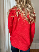 Load image into Gallery viewer, Rayla Red Knit Sweater
