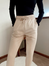 Load image into Gallery viewer, Stay At Home Nude Fitted Drawstring Jogger