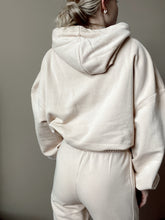 Load image into Gallery viewer, Stay At Home Nude Cropped Sweatshirt