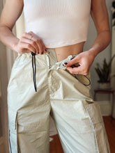 Load image into Gallery viewer, Sage Parachute Drawstring Cargo Pants