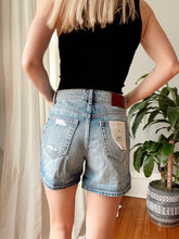Load image into Gallery viewer, HIDDEN Riley High Rise Roll Up Boyfriend Shorts