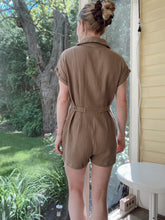 Load image into Gallery viewer, Coconut Cotton Gauze Romper