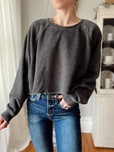 Load image into Gallery viewer, The Charlie Laid Back Cropped Crewneck