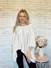 Load image into Gallery viewer, Grey High-Low Oversized Athleisure Top