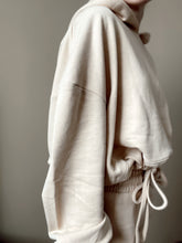 Load image into Gallery viewer, Stay At Home Nude Cropped Sweatshirt