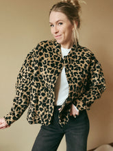Load image into Gallery viewer, Layla Leopard Short Fur Jacket