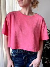 Load image into Gallery viewer, The Perfect Crop Top Tee - 3 Colors Available