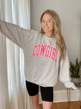 Load image into Gallery viewer, Pink Cowgirl Yeehaw Crewneck