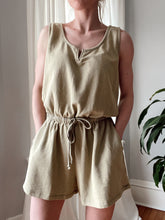 Load image into Gallery viewer, Olive French Terry Knit Romper