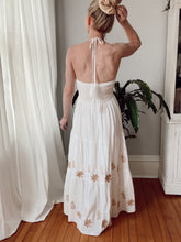 Load image into Gallery viewer, Jasmine Floral Embroidered Woven Maxi Dress