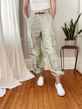 Load image into Gallery viewer, Sage Parachute Drawstring Cargo Pants
