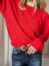Load image into Gallery viewer, Rayla Red Knit Sweater