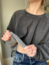 Load image into Gallery viewer, The Charlie Laid Back Cropped Crewneck
