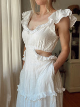 Load image into Gallery viewer, Cut Out Flutter Print Maxi Dress