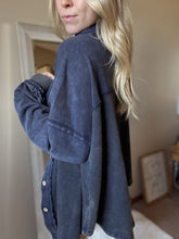 Load image into Gallery viewer, Judie Indigo Button Down Shacket