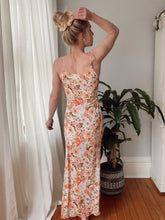 Load image into Gallery viewer, Savannah Floral Mesh Midi Slip Dress