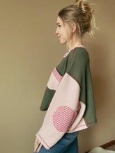 Load image into Gallery viewer, Jovie Wide Sleeve Oversized Thermal Knit Top