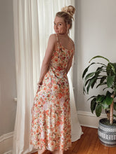 Load image into Gallery viewer, Savannah Floral Mesh Midi Slip Dress