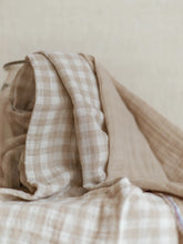 Load image into Gallery viewer, Gingham Quilted Large Pouch - 4 Color Options