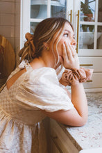 Load image into Gallery viewer, Blush Waffle Knit Jumbo Scrunchie