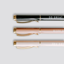 Load image into Gallery viewer, Motivational Metal Pen Set