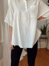 Load image into Gallery viewer, Seaside White Dolman Top