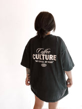 Load image into Gallery viewer, Coffee Culture Black Graphic Tee