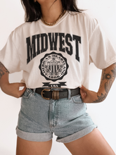 Load image into Gallery viewer, Midwest Trendy Aesthetic Graphic Tee - Ivory