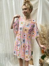 Load image into Gallery viewer, Crochet Print Dress - Final Sale