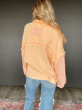 Load image into Gallery viewer, Peach + Pink Dreamsicle Long Sleeve Top