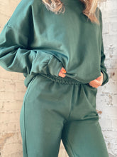 Load image into Gallery viewer, Deep Emerald Oversized Sweatshirt