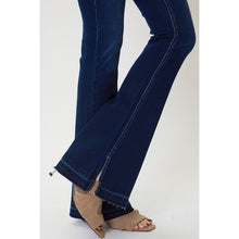 Load image into Gallery viewer, Mid Rise Button Up Flare