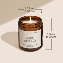 Load image into Gallery viewer, Warm and Cozy Soy Candle
