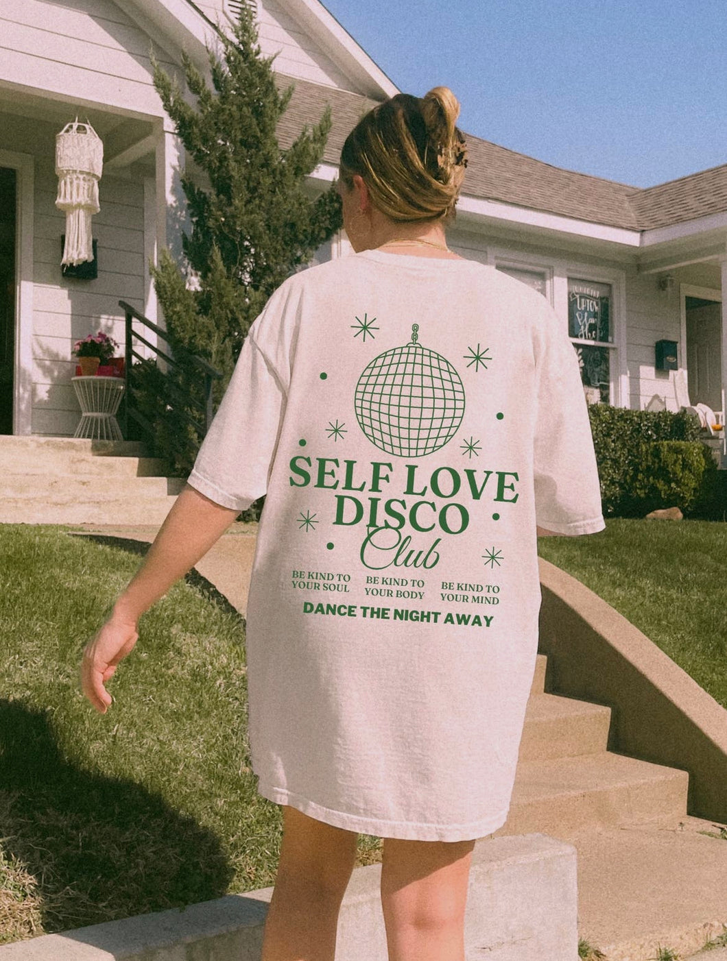 Self Love Club Oversized Graphic Tee