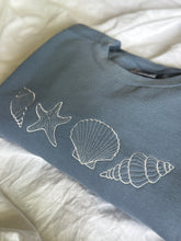 Load image into Gallery viewer, Seashells Embroidered Crewneck
