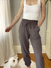 Load image into Gallery viewer, Deep Purple High Waisted Joggers
